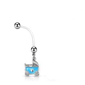 Bioflex - Belly Ring - Baby Stroller - Pregnancy Blue