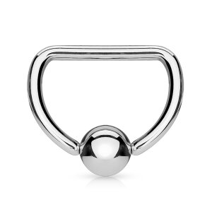 Steel - BCR Ring - D-Shaped