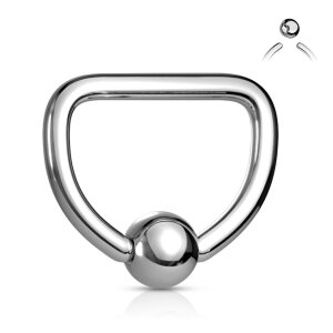 Steel - BCR Ring - D-Shaped