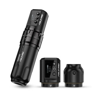 Dragonhawk - Fold Pro - 2x Akku + RCA Tattoo Maschine