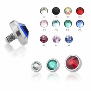 4,0 mm RC - Rainbow Colour/ Regenbogen - Titan - Dermal...