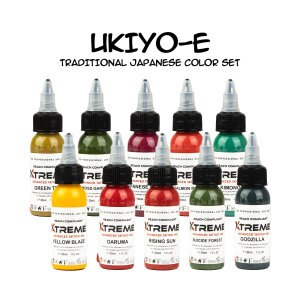 Xtreme Ink - Traditional Japanese Set - 10 x 30ml