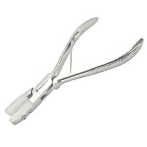 Ring holding pliers - with nylon protection - 14,5 cm