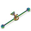 Stahl - Industrial Barbell - Katze - CC Kristall Steel