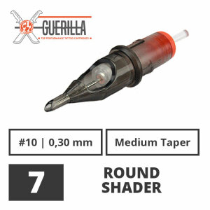 Guerilla Cartridges - Round Shader MT - 20 Stück 7er...