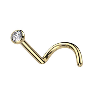 Gold Titan - Nose Screw - 3 Forms 0,8 mm