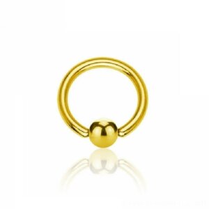 0,8 mm - 7 mm - 3 mm - Gold Steel - BCR Klemmring