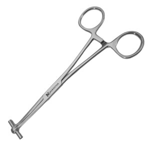 Septum forceps - round straight - 15.5 cm