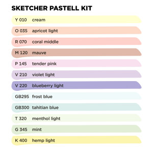 MOLOTOW™ - Sketcher Set - Pastell Kit