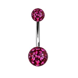 Stahl - Banane - Doppel Epoxy Ball RS-Rose 10 mm