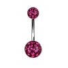 Stahl - Banane - Doppel Epoxy Ball RS-Rose 10 mm