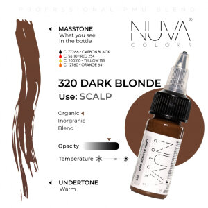 Nuva Colors - SMP - 320 Dark Blonde - PMU - 15 ml