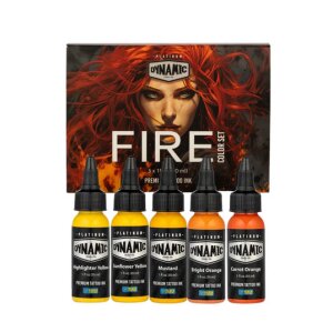 Dynamic Platinum - 5x 30ml -  Fire Color Set