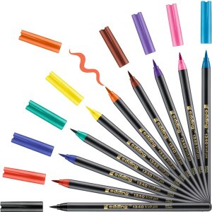 Edding - Brush pen - basic 10er Set