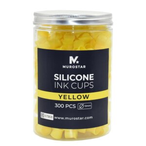 Murostar - Silicon ink cups - 300 pcs -12 mm - Yellow