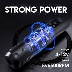 Dragonhawk - Fold Pro 2 - Tattoo Machine - 1 Battery - black