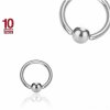 0,8 mm - 7 mm - 3 mm - Stahl - BCR Klemmring - 10er Pack