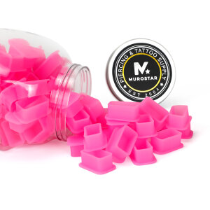 Murostar - Capuchons de couleur en silicone - Magnum Pink
