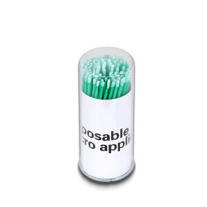 PMU - Microbrush - 100 pcs fin (vert)