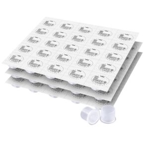 ink caps with base - sterile - Crystal Noir - 200 pcs. ink caps with base - sterile - Crystal Noir - 200 pcs.