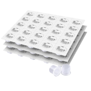 Farbkappen mit Sockel - steril - Crystal Noir - 200 Stk