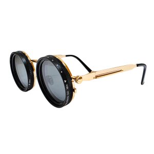 Polarized tattoo glasses - rotatable ND filter - 49mm gold
