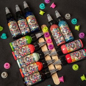 Xtreme Ink - Meow Meow - Cartoon Set -  12 x 30 ml