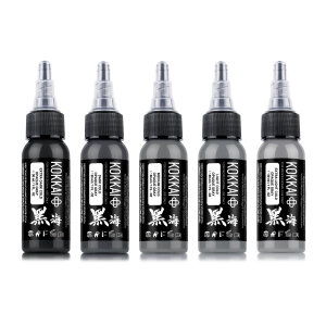 Kokkai - Sumi Ink - Cool Opaque Gray - Set Kokkai - Sumi Ink - Cool Opaque Gray - Set