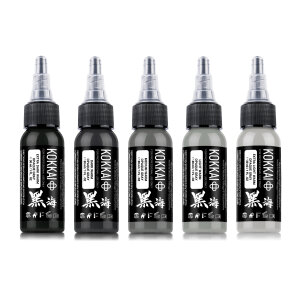 Kokkai - Sumi Ink - Warm Opaque Gray - Set