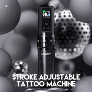 Dragonhawk - Fold Pro 2 - Tattoo Maschine - 2 Akku - gold