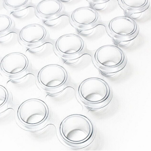 Farbkappen - Halter - Transparent - 12 x 50 St.