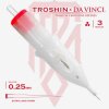 DaVinci x Troshin needle cartridges - liners - 40 pieces - 3 liners ONLY