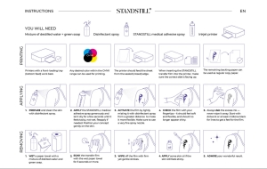 StandStill - Spray adhésif pour pochoir - 300 ml