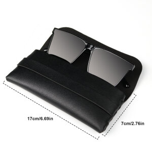 Polarisierende Arbeitsbrille für Tätowierer - schwarz - mit Etui