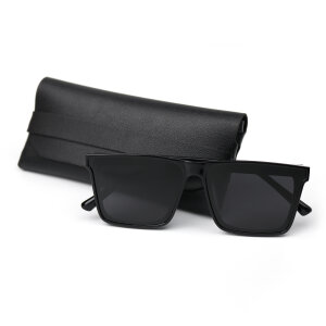 Polarisierende Arbeitsbrille für Tätowierer - schwarz - mit Etui