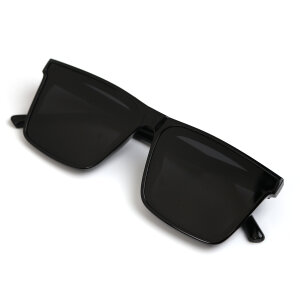 Polarisierende Arbeitsbrille für Tätowierer - schwarz - mit Etui