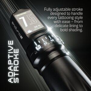 Equaliser - Wireless Enduro 2 - Tattoomaschine - Schwarz - 2.5-5.0 cm