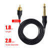 Emalla - Clipcord - RCA - 180 cm - schwarz