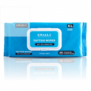Emalla - Lingettes pour tatouages - au savon vert ou...