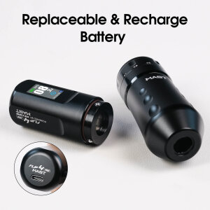 Dragonhawk - MAST - Flip Pro 4 - Tattoo Maschine - 2 Akku - schwarz