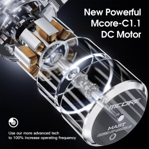 Dragonhawk - MAST - Flip Pro 4 - Tattoo Maschine - 2 Akku - schwarz