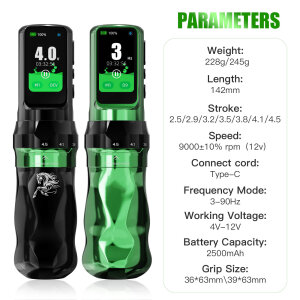 Dragonhawk - Fold Pro - Year of Horse  - Tattoo machine