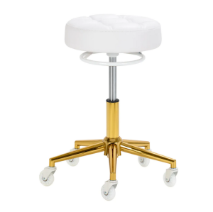 Taburete Tattoo - acolchado - dorado