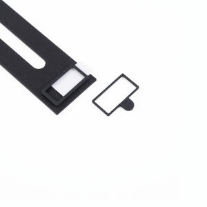 Dispenser da parete per cartucce – Organizer per cartucce per tatuaggi -  nero - 1 pz.