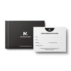 Murostar - Geschenkgutschein - Matt-Optik auf Premium-Karton
