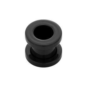 Stahl - Flesh Tunnel - schwarz - Supernova Concept - 18 mm