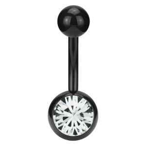 Stahl - Banane - schwarz - Kristall  - Supernova Concept...