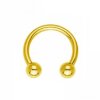 Gold Steel - CBR Circular Barbell (horseshoe) 1,0 mm - 5 mm - 2,5 mm