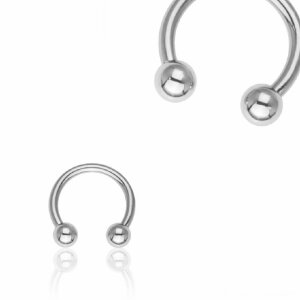 Steel - CBR Circular Barbell (horseshoe) 4 mm - 22 mm - 8 mm
