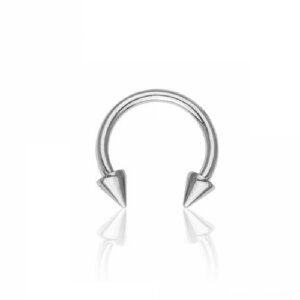 1,2 mm - 5 mm - 2,5 mm - Stahl - CBR Hufeisen - mit Spitzen